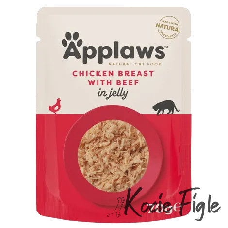 Applaws - Kurczak z wołowiną w galarecie 70g