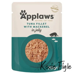 Applaws - Tuńczyk z makrelą w galarecie 70g