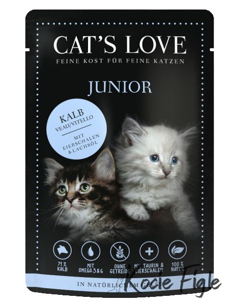 Cat's Love - Junior - Cielęcina - 85g