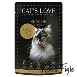 Cat's Love - Senior - Kaczka i Indyk 85g