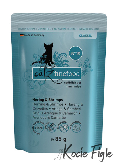 Catz Finefood - Classic N.13 - Śledź i Krewetki 85g