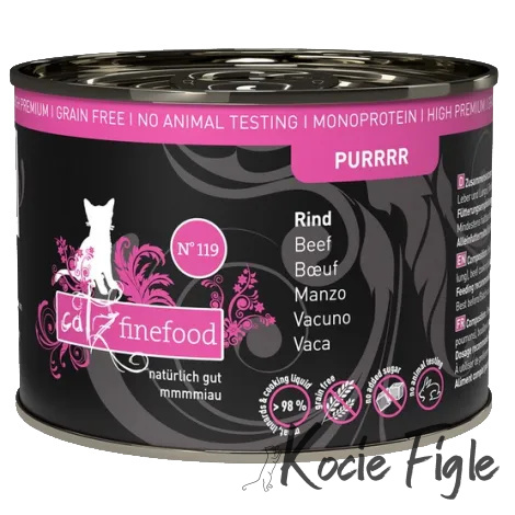 Catz Finefood - Purrrr N.119 - Wołowina 200g