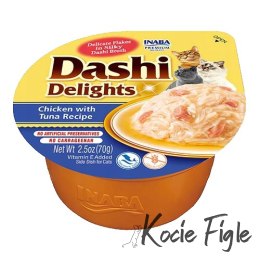 Inaba - Dashi Delights - Kurczak i Tuńczyk 70g