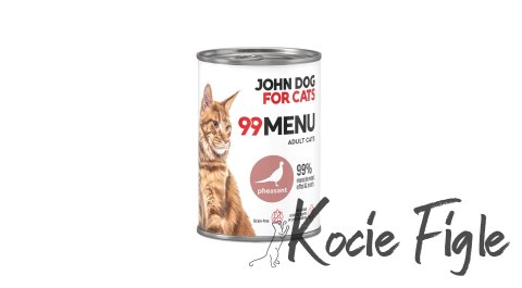 John Dog for Cats - 99 Menu - Bażant - 400g