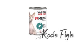 John Dog for Cats - 99 Menu - Gęś - 400g