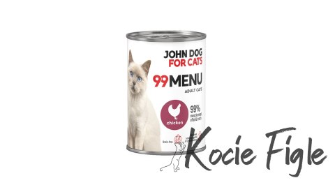 John Dog for Cats - 99 Menu - Kurczak - 400g