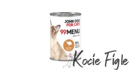 John Dog for Cats - 99 Menu - Perliczka - 400g