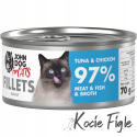 John Dog for Cats - Filety Tuńczyka i Kurczaka - 70g