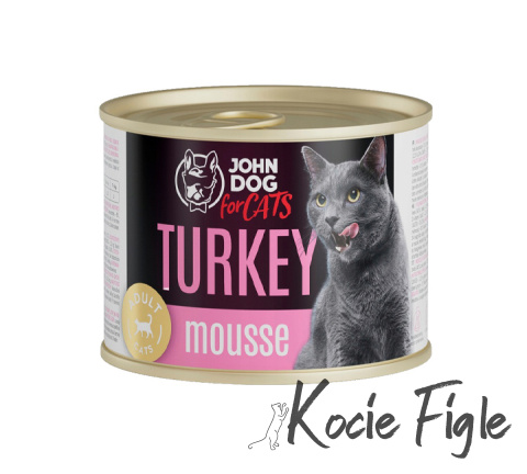 John Dog for Cats - Indyk - Mus 200g