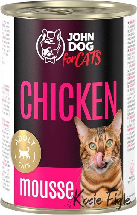 John Dog for Cats - Kurczak - Mus 400g