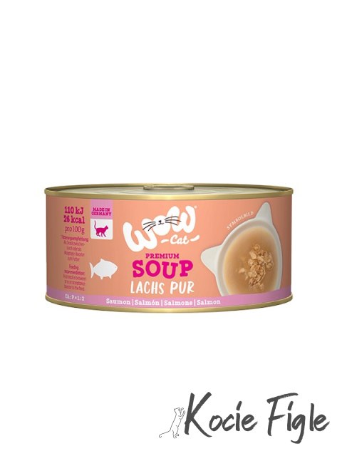 WOW Cat - Zupa z łososiem 70g