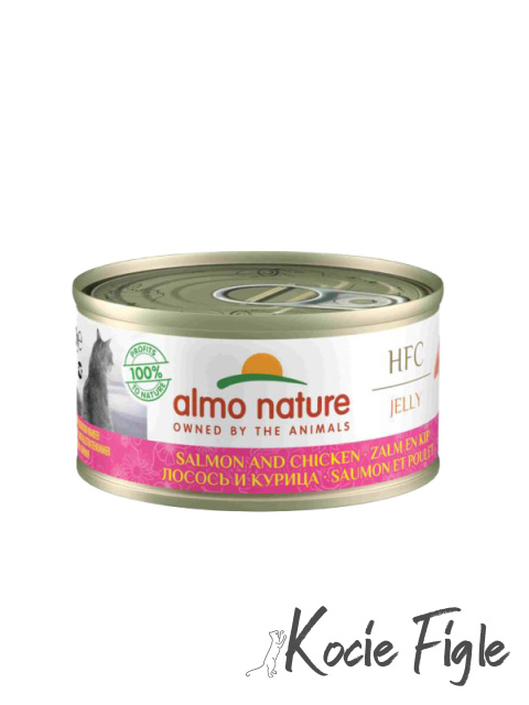 Almo nature - HFC JELLY - Łosoś i kurczak - 70g