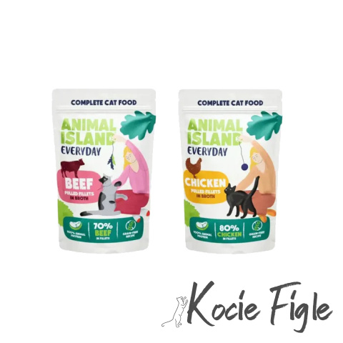 Animal Island - Kurczak i Wołowina - 4x 85g - Everyday 4 Pak