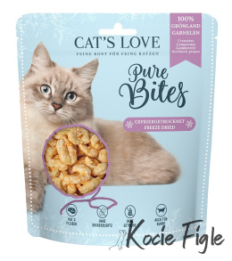 Cat's Love - Pure Bites - liofilizowane krewetki grenlandzkie - 30g