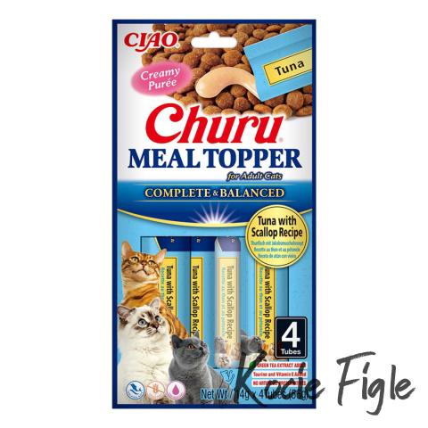 Inaba - Churu - Meal Topper - Tuńczyk z przegrzebkiem - 4x14g