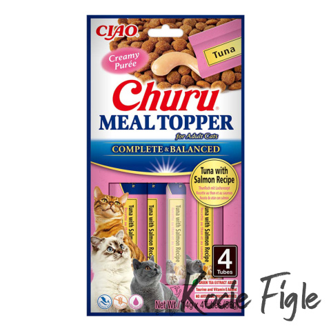 Inaba - Churu - Meal Topper - Tuńczyk z łososiem - 4x14g