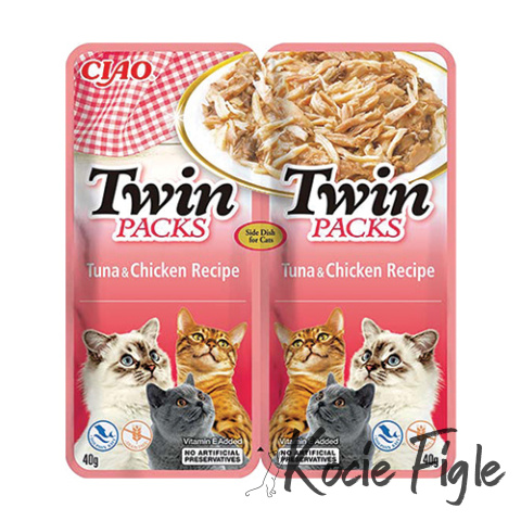 Inaba - Twin - Tuńczyk i Kurczak - 2x40g