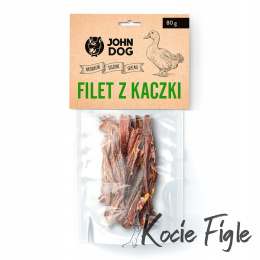 John Dog - Filet z kaczki - Paski - 80g