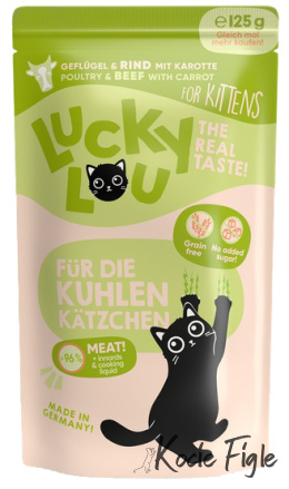 Lucky Lou - Junior - Drób i wołowina - 125g