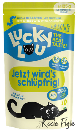 Lucky Lou - Wołowina i owady - 125g