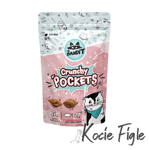 Mr. Bandit - Crunchy Pockets - Tuńczyk z krewetkami - 40g