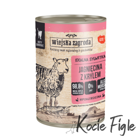 Wiejska Zagroda - Jagnięcina z Krylem - 400g