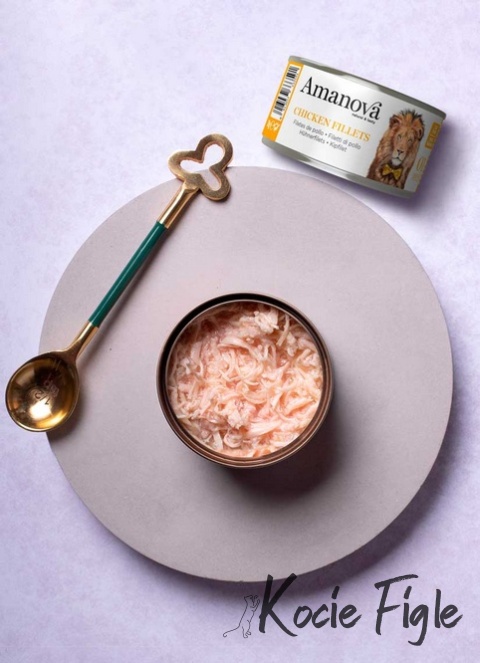 Amanova - Kurczak w bulionie - Puszka 70g