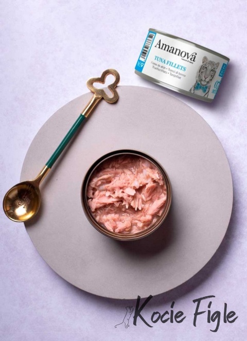 Amanova - Tuńczyk w bulionie - Puszka 70g