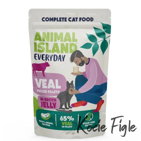 Animal Island - Cielęcina - W Galarecie - 12x 85g - 12pak