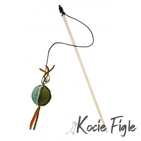 Barry King - Wędka z piłką z mocnego materiału - Szaro-brązowa