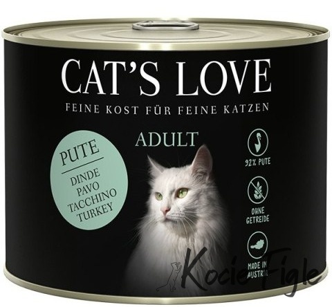 Cat's Love - Indyk z olejem z łososia i kocim tymiankiem - 200g
