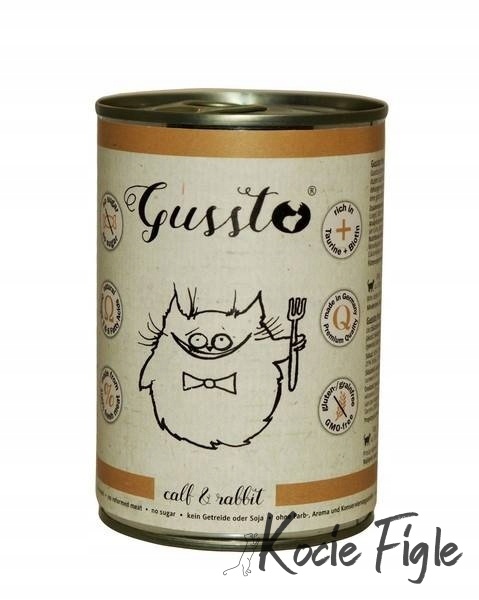 Gussto - Świeża Cielęcina z Królikiem - 400g