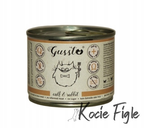 Gussto - Świeża Cielęcina z Królikiem - 200g