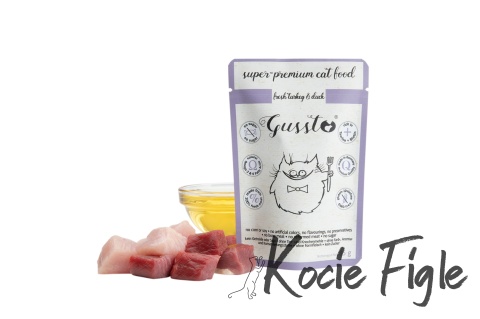 Gussto - Świeży Indyk z Kaczką - 85g