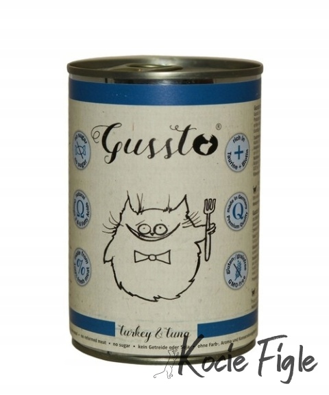 Gussto - Świeży Indyk z Tuńczykiem - 400g