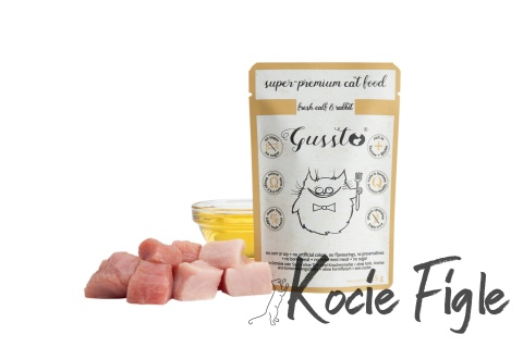 Gussto - Świeża Cielęcina z Królikiem - 85g