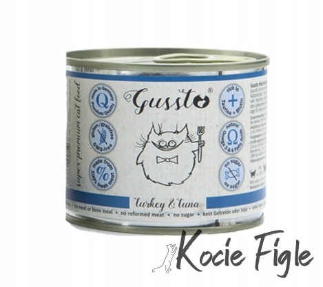 Gussto - Świeży Indyk z Tuńczykiem - 200g