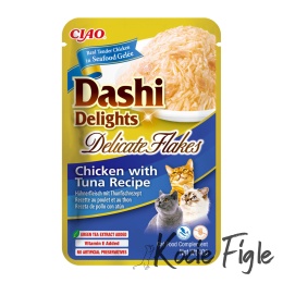 Inaba - Dashi Delights - Delicate Flakes - Kurczak i Tuńczyk - 40g