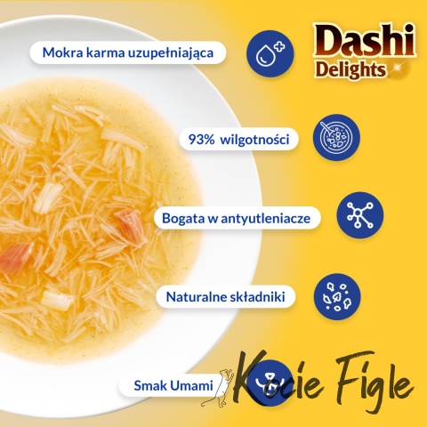 Inaba - Dashi Delights - Silky Broth - Kurczak, Tuńczyk i Przegrzebki - 40g