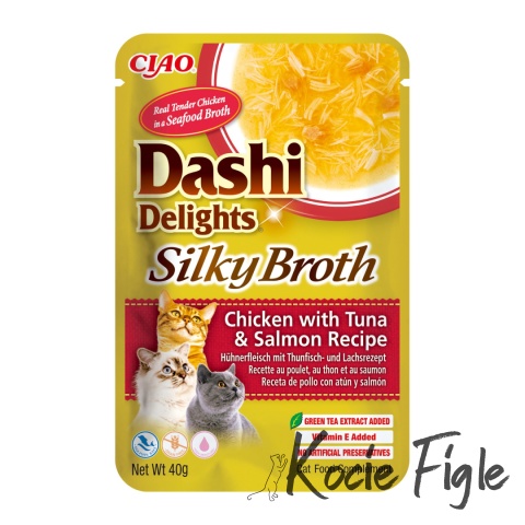 Inaba - Dashi Delights - Silky Broth - Kurczak, Tuńczyk i Łosoś - 40g