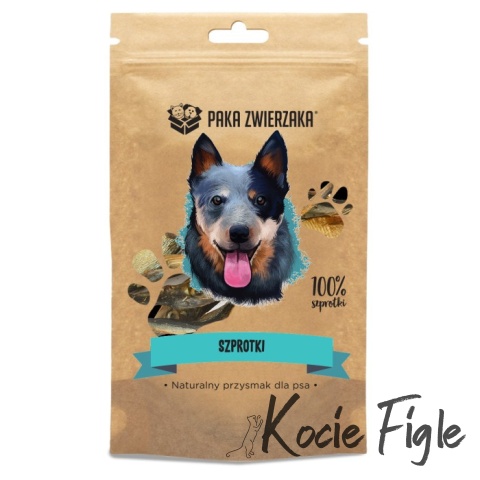 Paka Zwierzaka - Suszone szprotki - 60g