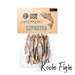 John Dog - Suszone szprotki - 100g