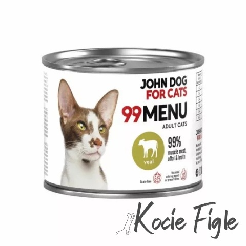 John Dog for Cats - 99 Menu - Cielęcina - 200g