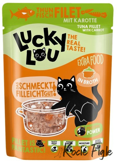 Lucky Lou - Extrafood - Tuńczyk i marchewka w bulionie - 70g