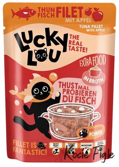 Lucky Lou - Extrafood - Tuńczyk i jabłko w bulionie - 70g