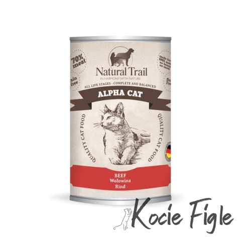 Natural Trail - Alpha Cat - Wołowina - 400g