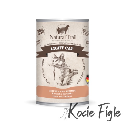 Natural Trail - Light Cat - Kurczak i Krewetki - 400g
