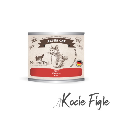 Natural Trail - Alpha Cat - Wołowina - 200g