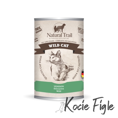 Natural Trail - Wild Cat - Dziczyzna - 400g
