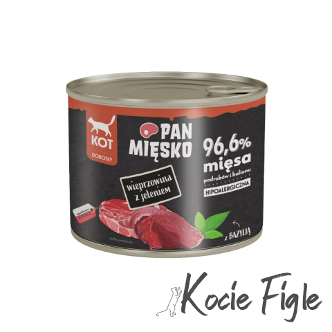 Pan Mięsko - Wieprzowina z jeleniem - 200g